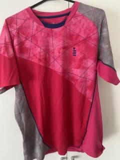 Gosen LL ピンク グレー Tシャツ ソフトテニス テニス バドミントンのサムネイル