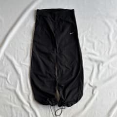 00s EURO NIKE cotton mix wide tech pants | Mercari