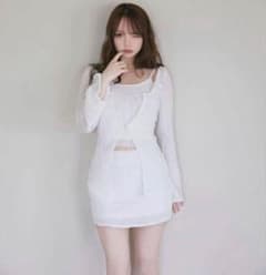 ワンピース ANDMARY Alice set cardigan&mini skirt ANDMARY Alice set cardigan&mini skirt - メルカリ