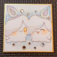 ポケモン ヒトモシ 手書き イラスト ファンアート 色紙のサムネイル