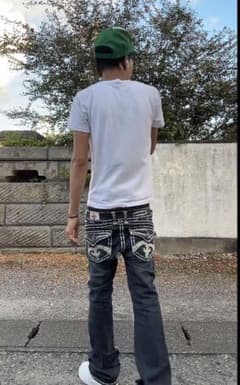 LAGUNA BEACH Jean Co. 30 デニムパンツ ステッチ LAGUNA BEACH Jean Co. 30 デニムパンツ ステッチ - メルカリ