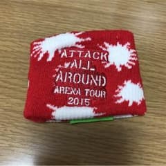 AAA 10th リストバンド 赤のサムネイル