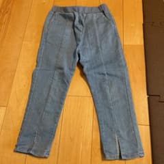 プティマイン 七分丈スリット入りデニムパンツ 120のサムネイル