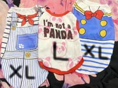 犬服  3点セット  （XL、Lサイズ）のサムネイル