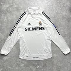 正規05/06 adidas レアルマドリード HOME L/S UCL】 - メルカリ