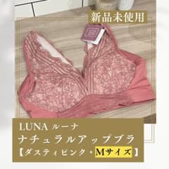 正規品】LUNA ルーナ ナチュラルアップナイトブラ M ダスティピンク