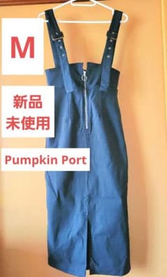 新品未使用！ストレッチZIP-UPジャンパースカートのサムネイル
