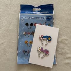 東京ディズニーリゾート カチューシャ ピンバッジ 2個セットのサムネイル