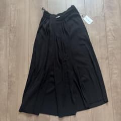 【新品未使用タグ付】BALENCIAGA プリーツノットスカート　ブラック 新品未使用タグ付】BALENCIAGA プリーツノットスカート ブラック