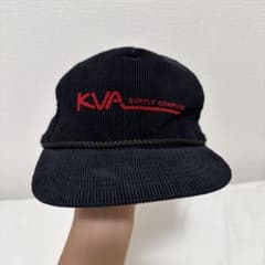 KVA SUPPLY COMPANY コーデュロイ キャップ ブラックのサムネイル