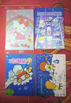 【サンリオ】　トレカ　4枚セット　いちご新聞