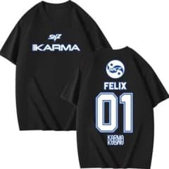 straykids フィリックス KARMA ユニフォームTシャツ トレカセット straykids フィリックス KARMA ユニフォームTシャツ トレカセット