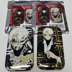 ジャンプフェスタ 漣伯理 カグラバチ 蒔絵風 スクエア缶バッジ