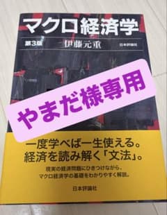 【やまだ様専用】マクロ経済学 第3版のサムネイル