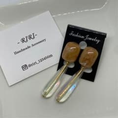 シンプル♡ロングドロップピアスのサムネイル