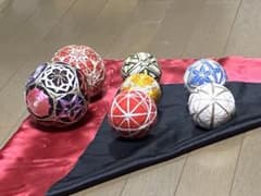 ハンドメイド 刺繍手毬 手作り 和小物 7点セット - メルカリ