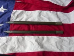1945 US Military Issue WW2 Tent Poles (Set of 2)