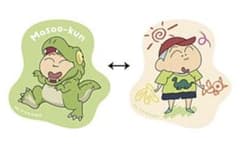 크레용 신짱 오라들의 공룡 일기 아크릴 씰 마사오 군