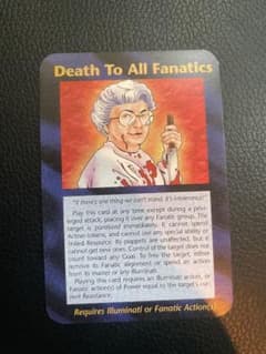 ★激レア イルミナティーカード Death To All Fanaticsのサムネイル