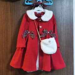 ブルーベリーブルヴァード　クリスマス　キッズドレス＆コート　４Ｔのサムネイル