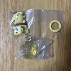 サンリオ　キーリングハンガー　クリスタルめじるしアクセサリー　ポムポムプリンのサムネイル