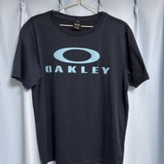 OAKLEY オークリー Tシャツ ネイビー ロゴプリントUS M JPN Lのサムネイル