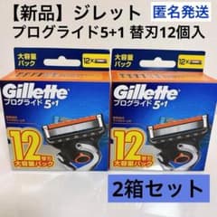 新品】ジレット プログライド5+1 替刃12個入×2箱 大容量パック - メルカリ