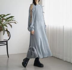 【Kastane】袖リボンワンピースのサムネイル