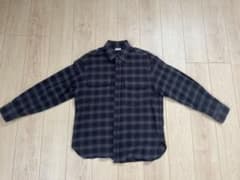 steven alan Mサイズ グレー系チェック長袖シャツのサムネイル