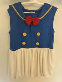 futafuta Donald Duck Sleeveless Dress, Size 100, Halloween