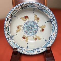 宮崎祐輔 染綿窓絵兎 八角鉢　※メルカリのみ出品 宮崎祐輔作「染錦駱駝絵菓子鉢」 - メルカリ