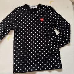 PLAY COMME des GARCONS ドット柄 長袖カットソー M - メルカリ