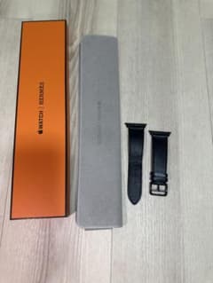 Apple Watch Hermès 45mmレザーバンド ブラックのサムネイル