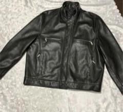 LOEWE ロエベ レザージャケット ブラック