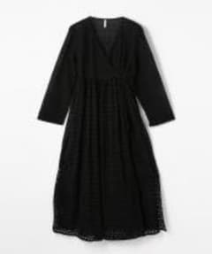 美品★値下げ交渉不可★トゥモローランド　カシュクールワンピース　ブラックのサムネイル