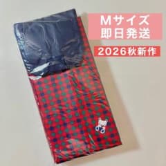ファミリア　familiar エコバッグ　シュパット　Mサイズ 赤チェック - 4