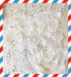 新生児 肌着セット 4セット(短肌着２枚オマケ) 春夏用のサムネイル