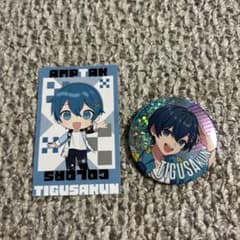 AMPTAK x COLORSちぐさくんフォトカード&缶バッジ - メルカリ