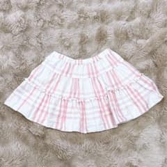 BURBERRY チェック柄 フレアスカートのサムネイル