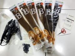 値下げしました！ヘアエクステ まとめ売り 道具セットのサムネイル