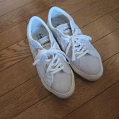 CONVERSE スエード スニーカー ホワイトのサムネイル