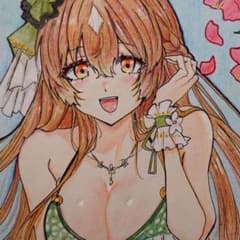 ウマ娘 サトノダイヤモンド ファンアート イラスト色紙 - メルカリ