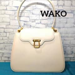 ♥超美品♥和光 WAKO レザー ハンドバッグ ショルダー 本革 フォーマル 