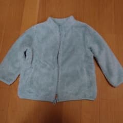 90サイズ　ユニクロ　フリースジャケット　美品のサムネイル