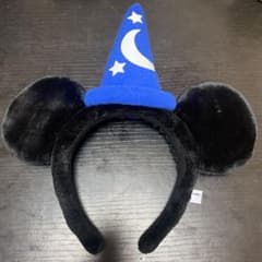 【美品】ディズニーカチューシャ　ファンタジア　魔法使い　ミッキーのサムネイル