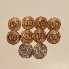 ボタン ゴールド まとめ売りのサムネイル