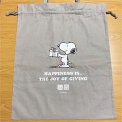 ユニクロ スヌーピー ギフト巾着 ノベルティのサムネイル