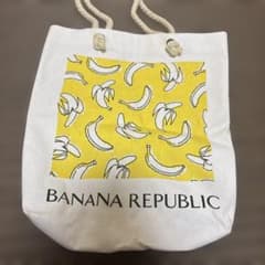 BANANA REPUBLIC バナナ柄 キャンバス トートバッグのサムネイル