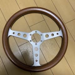 状態良 当時物TOMO ウッドステアリング 1985年製 3本スポーク - メルカリ