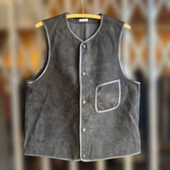 PHIGVEL LEATHER VEST （限定品）size② 38 BLACK - メルカリ